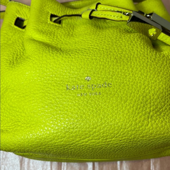 Kate Spade Lime Leather Shoulder Bag - Picture 10 of 15